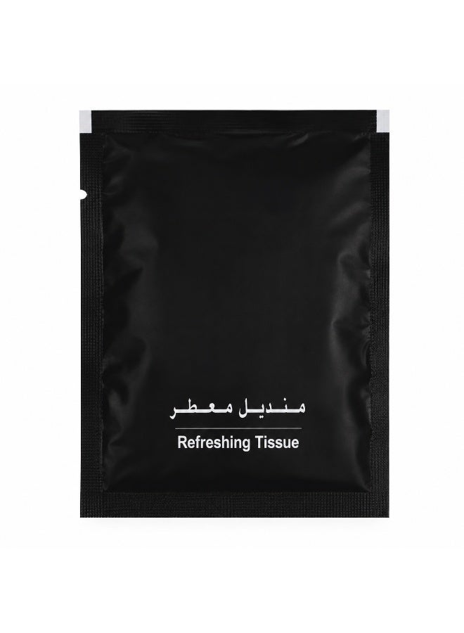 منديل معطر مغلف فردياً، للاستخدام مرة واحدة، مناسب للمطاعم والسفر والضيافة، عبوة 200 قطعة - Image 4