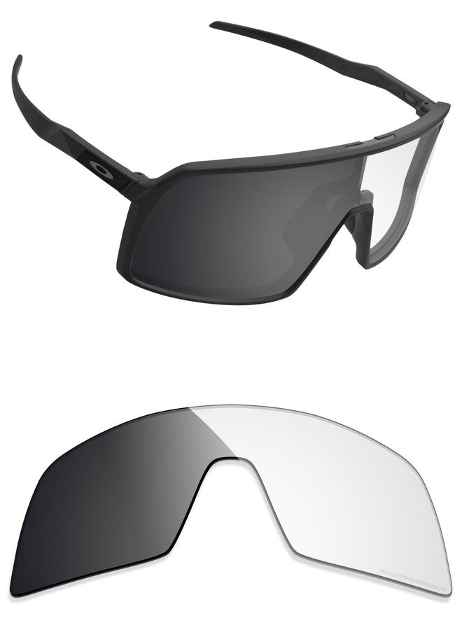 Alphax عدسات بديلة مضادة للضفدع من Alphax، رمادية اللون، متغيرة اللون، مناسبة لنظارات Oakley Sutro OO9406 - Image 1