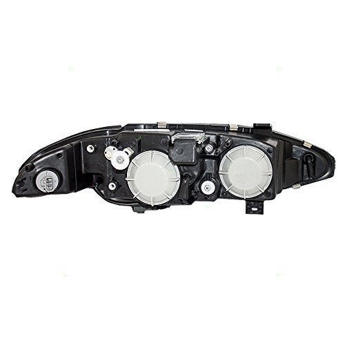 Brock Replacement Drivers Halogen Headlight Headlamp Compatible with 1997 1998 1999 Eclipse MR485143 - Image 2