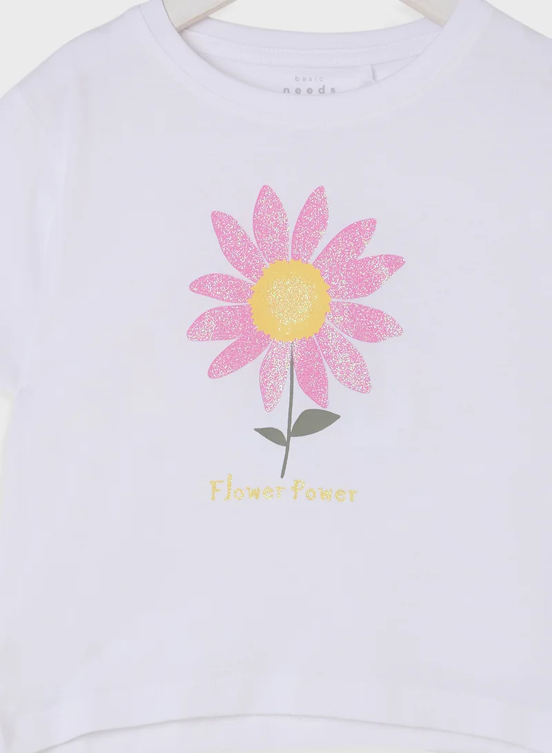 NAME IT Kids Graphic Crew Neck T-Shirt