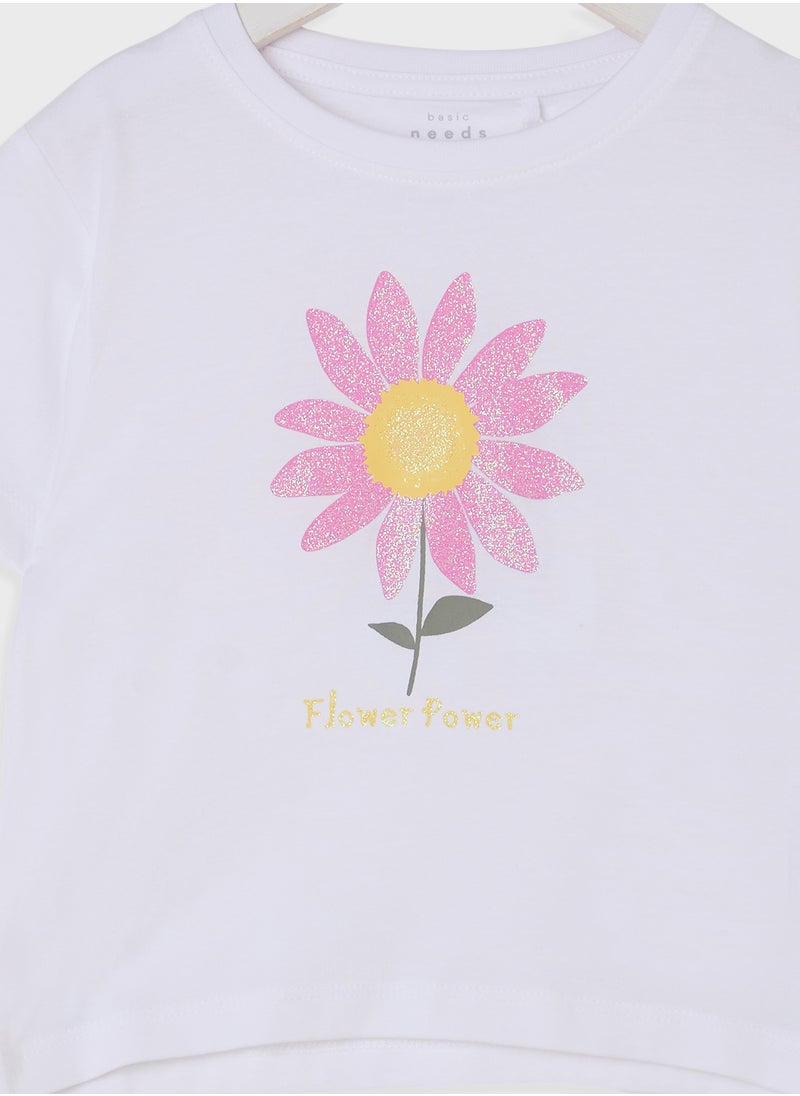 نيم ات - Kids Graphic Crew Neck T-Shirt - Image 1