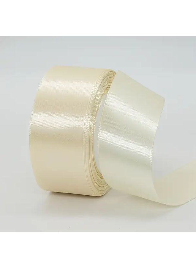 Beige Satin Ribbon 0 59 Inch Width For DIY Crafts Gift Wrapping And Decorations - Image 2