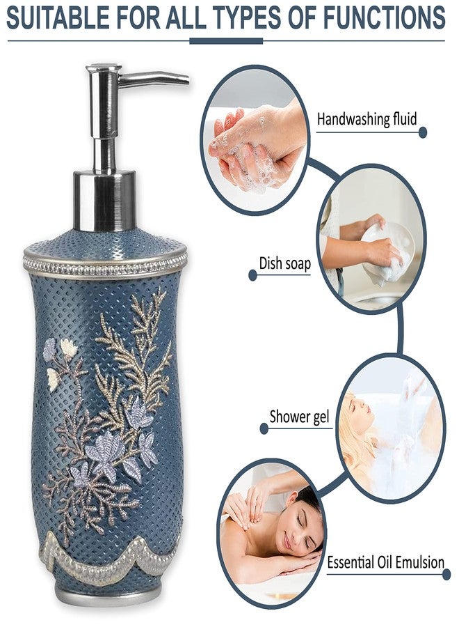 Popular Bath Lotion Pump Capri, Slate Blue - Image 3