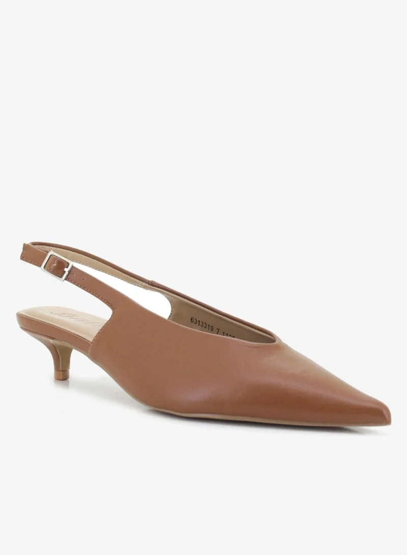 Bata Slingback Pointed Mule Shoes