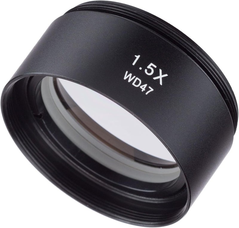 AmScope AmScope ZM15 15X Barlow Lens For ZMSeries Stereo Microscope Heads 48mm Diameter Mount  - Image 2