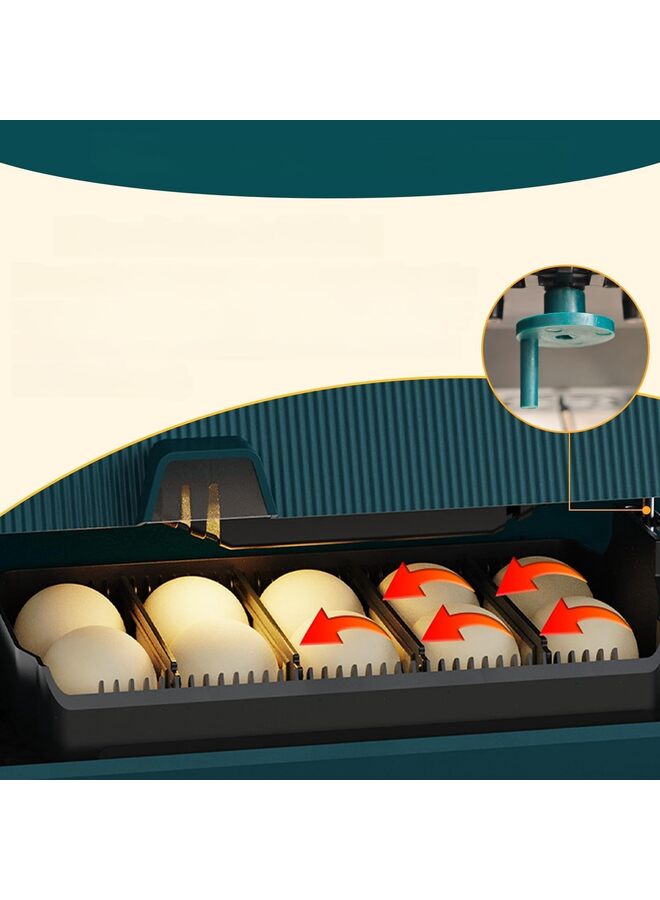 Incubator for Hatching Eggs With Automatic Turning and Humidity Control - Low Noise 10-Egg Capacity for Chickens, Ducks, Quails, Birds - Image 4