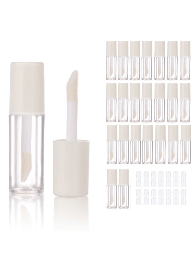 COSIDEA 26pcs Empty White 0.8ml mini lip gloss tubes Sample size lipgloss containers for sample sack lip oil DIY - Image 1