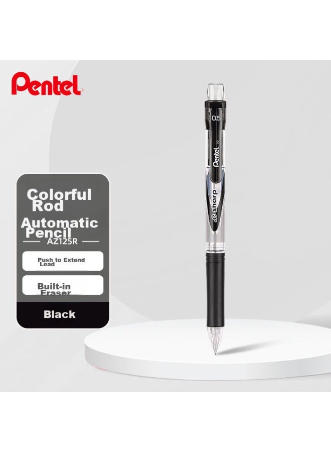 Pentel Mechanical Pencil 0.5mm, Break-resistant Lead, Drawing Pencil For Students' Exams, Az125r Black, Single Pack - Image 5