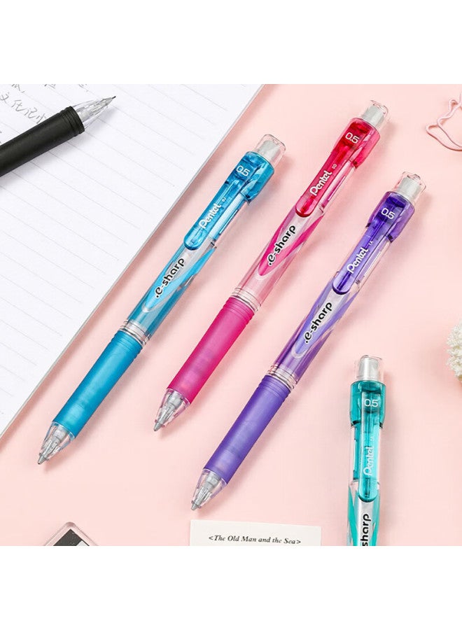 Pentel Mechanical Pencil 0.5mm, Break-resistant Lead, Drawing Pencil For Students' Exams, Az125r Black, Single Pack - Image 3