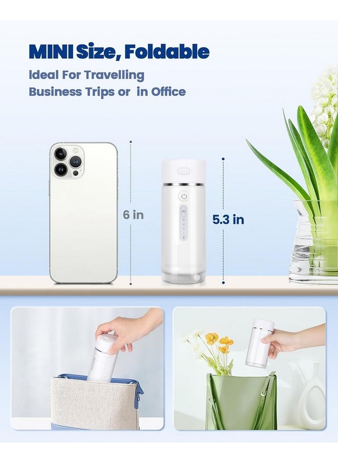 FERRISA - Portable Cordless Water Flosser Rechargeable, Detachable Water Tank, Water Dental Flosser With 4 Refill Heads, 4 Modes & Ipx7 Waterproof, Travel Water Flosser For Braces, Teeth Care - Image 1