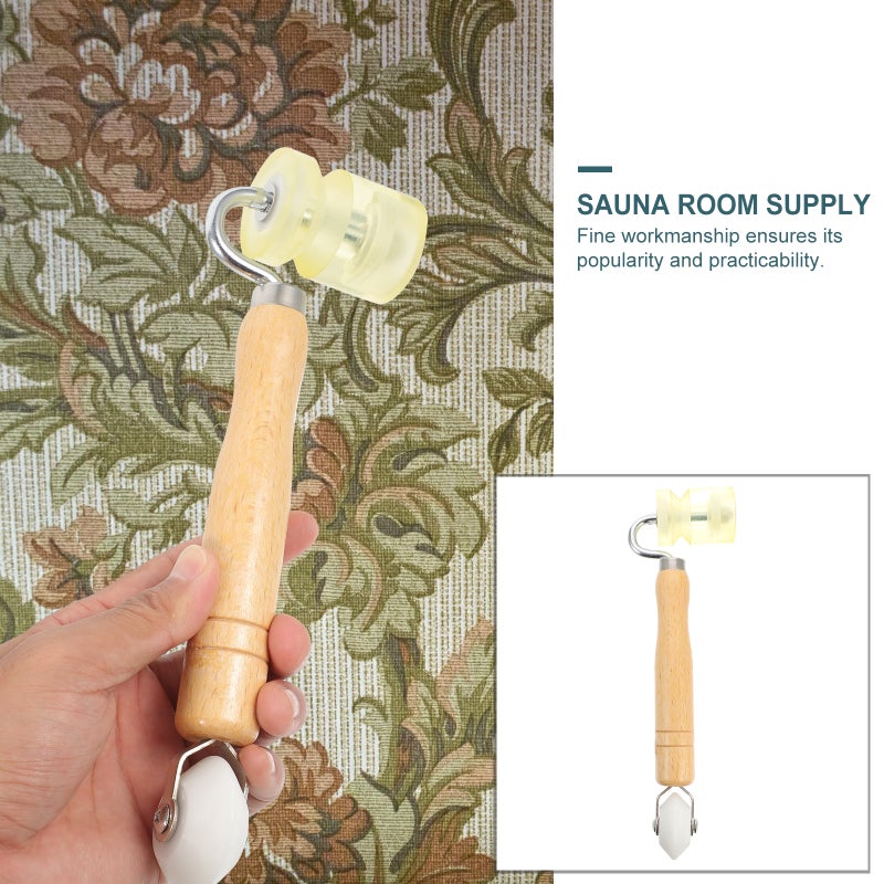 2 pcs Seam Handle Wheel Pressure Wheel Wallpaper Construction Tool (Assorted Color) - Image 3