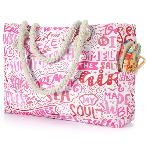Tavaleu Beach Bags for Women Large Beach Tote Bag Women Sandproof Pool Bag for Pool Gym Grocery Travel - Image 1
