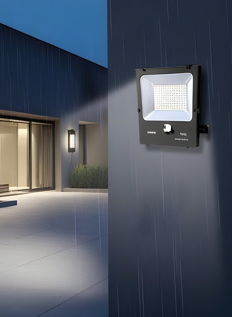 REXANG Outdoor LED Floodlight, 400 W Outdoor LED Spotlight 40000 LM Super Bright 6500 K  White IP65 Waterproof Outdoor Security Lighting for Garage, Garden, Terrace, Parking - Image 2