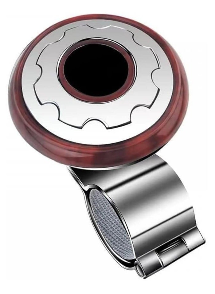 SOLARAE Steering Wheel Knob, Steering Wheel Spinner Knob 360° Rotatable Suicide Spinner Knob Power Handles for Boats Trucks Tractors Golf Carts - Image 1