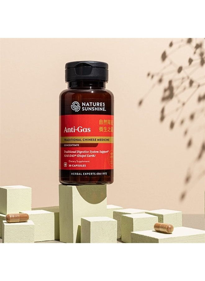 Nature's Sunshine - Anti-Gas, Chinese TCM Concentrate, 30 Capsules - Image 1
