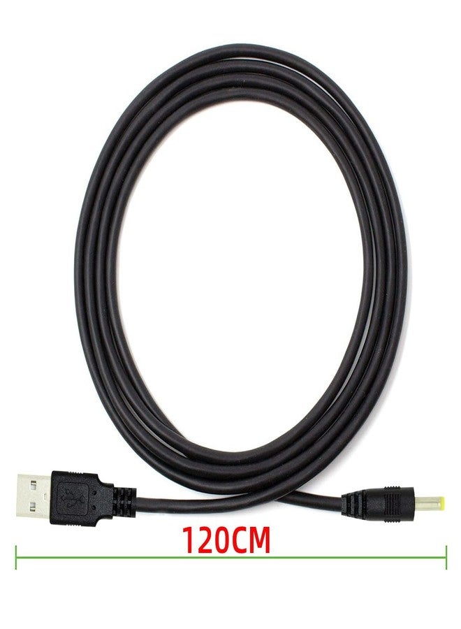 NFHK 2pcs/lot 150cm 24AWG USB 2.0 Male Type-A to 5V DC 4.0x1.7mm DC Power Round Plug Cable - Image 5