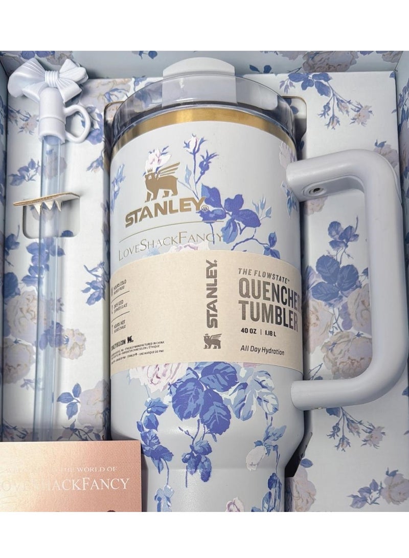 Stanley H2.0 Flow State Stainless Steel Tumbler with Handle and Straw Lid Insulated Reusable Cup for Water, Coffee, Smoothies & More, Travel Mug, Cupholder Friendly 40 oz - Image 4