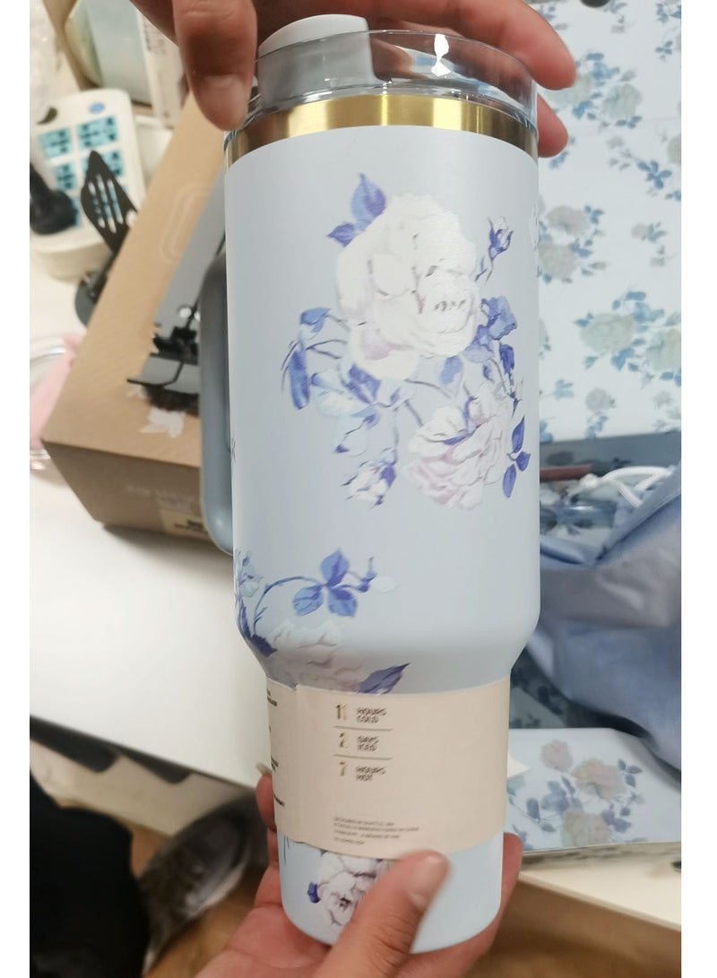 Stanley H2.0 Flow State Stainless Steel Tumbler with Handle and Straw Lid Insulated Reusable Cup for Water, Coffee, Smoothies & More, Travel Mug, Cupholder Friendly 40 oz - Image 2