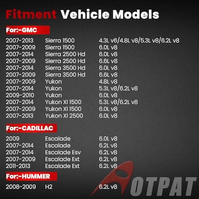 AOTPAT High Output Alternator for:-Chevy Silverado 1500 2500 3500 HD Classic Tahoe Avalanche Suburban 1500 2500,for:-GMC Yukon,for:-Cadillac Escalade Esv Ext,12V 160Amp,Alternador Motor OE#15093928 - Image 3