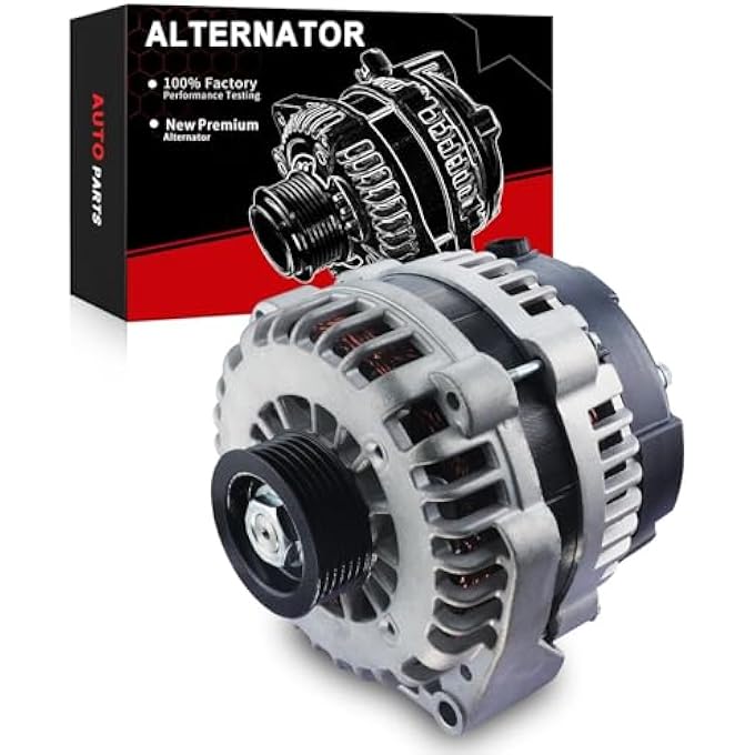 AOTPAT High Output Alternator for:-Chevy Silverado 1500 2500 3500 HD Classic Tahoe Avalanche Suburban 1500 2500,for:-GMC Yukon,for:-Cadillac Escalade Esv Ext,12V 160Amp,Alternador Motor OE#15093928 - Image 1