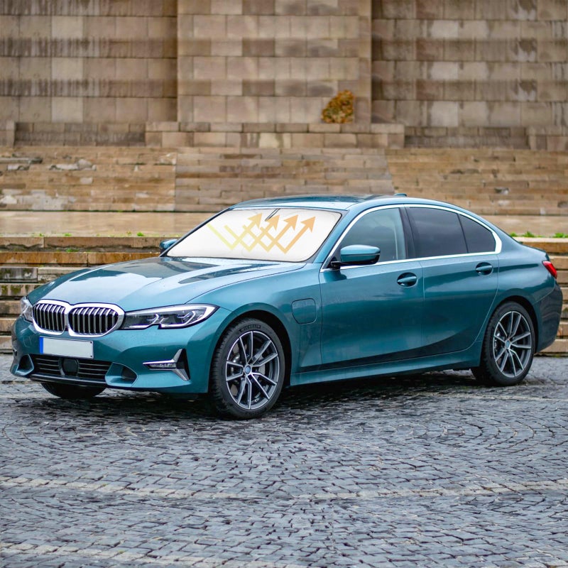 Sunshade Cover for 3 Series Windshield Sun Shade for BMW 3 Series Accessories 2025 2024 20232020 Window Shade for BMW 330i 330e m340i 328i 335i 320i 330i 325i Sun Visor Protector Blocks UV Rays