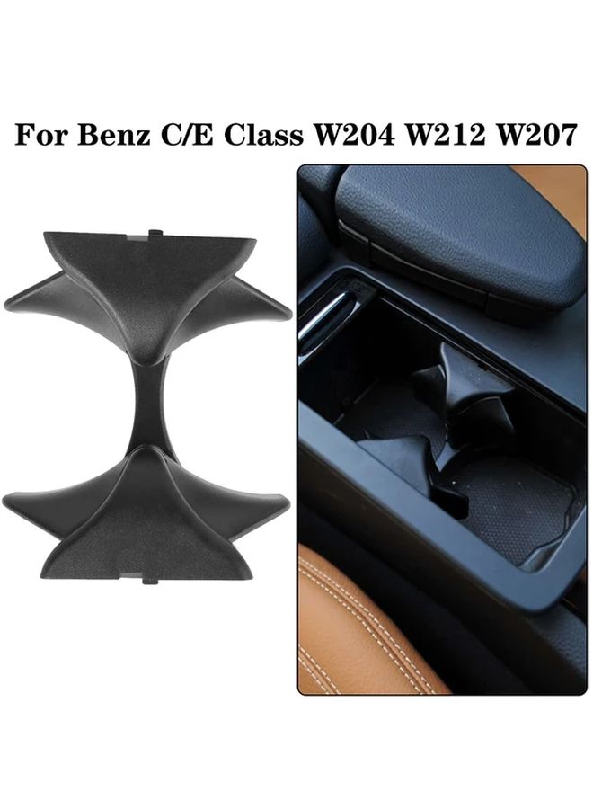 حامل الكوب للسيارة السوداء، مسند الذراع المركزي، حامل المشروبات لسيارات مرسيدس C E W204 W212 W207 - Image 1