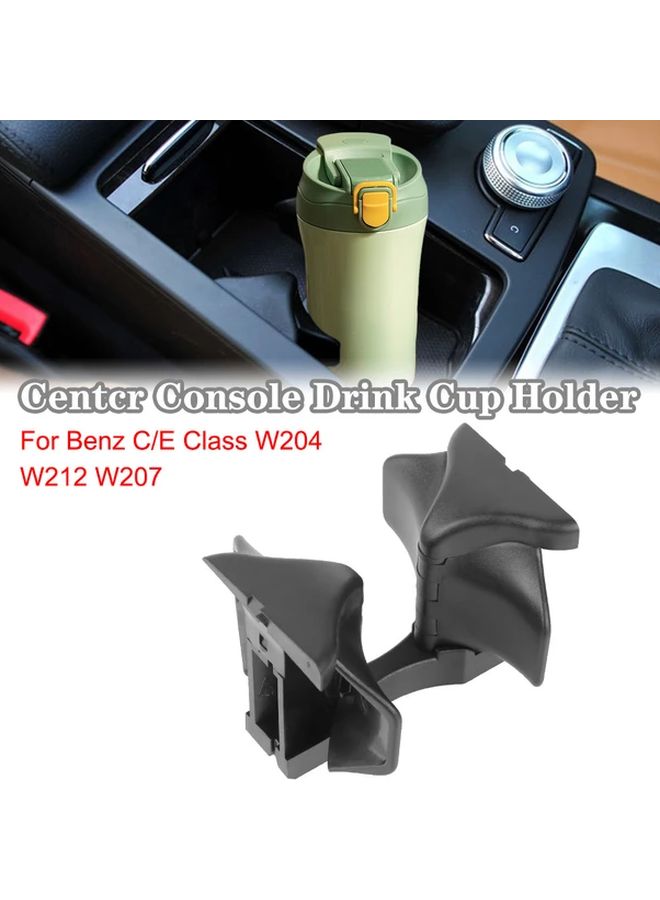 حامل الكوب للسيارة السوداء، مسند الذراع المركزي، حامل المشروبات لسيارات مرسيدس C E W204 W212 W207 - Image 4