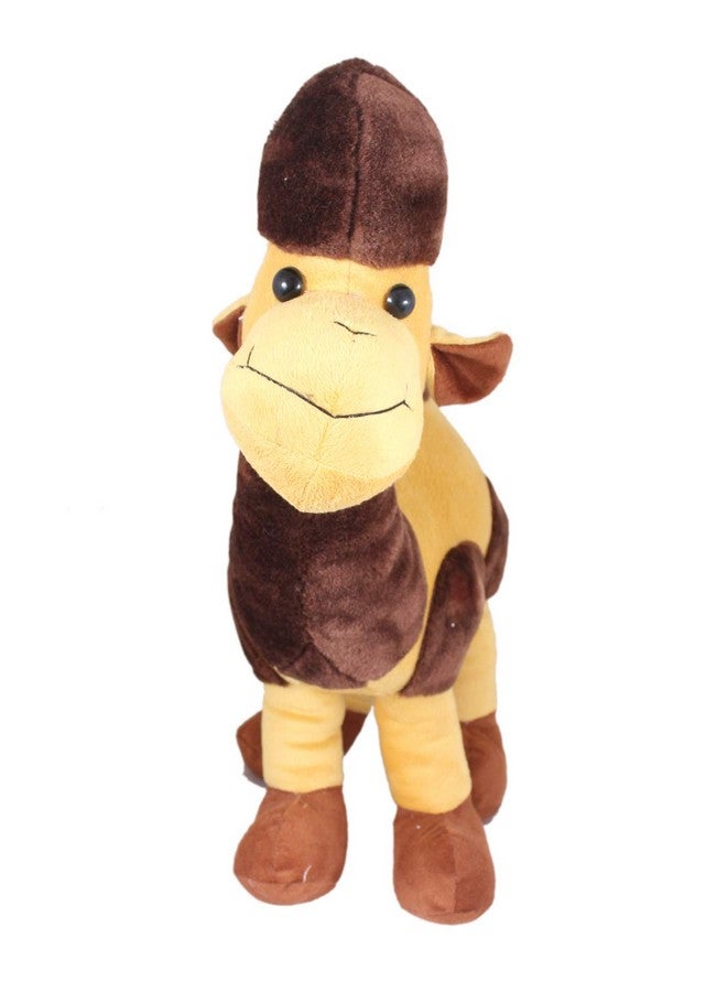 تيكلز دمية محشوة ناعمة على شكل جمل كبير الحجم من تيكلز للأطفال (اللون: أصفر وبني، المقاس: 55 سم) - Image 2