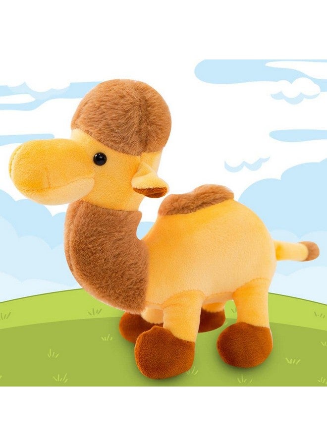 تيكلز دمية محشوة ناعمة على شكل جمل كبير الحجم من تيكلز للأطفال (اللون: أصفر وبني، المقاس: 55 سم) - Image 3