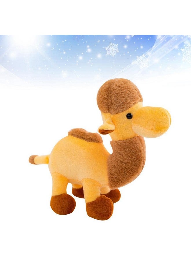 تيكلز دمية محشوة ناعمة على شكل جمل كبير الحجم من تيكلز للأطفال (اللون: أصفر وبني، المقاس: 55 سم) - Image 4