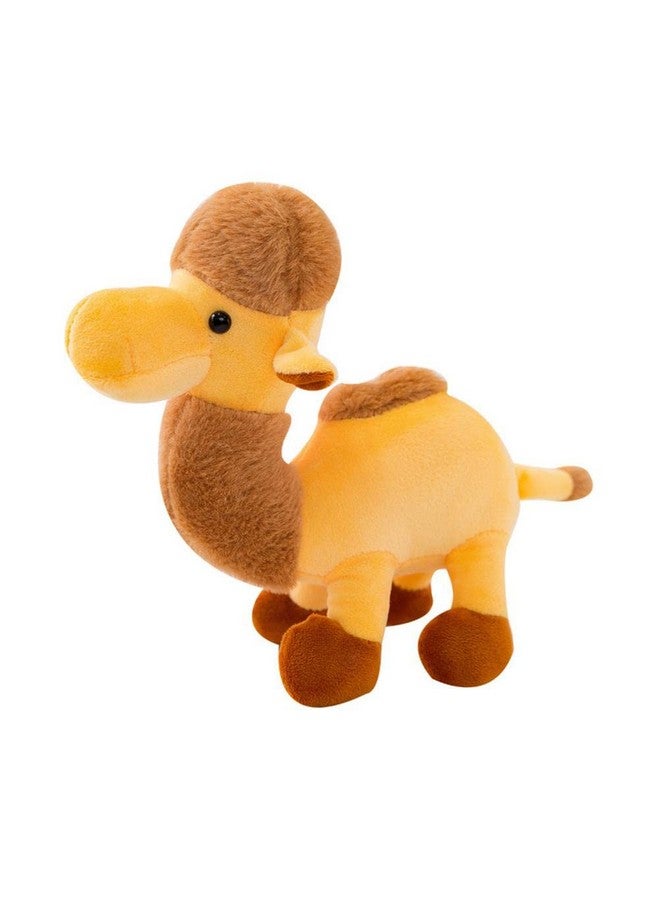 تيكلز دمية محشوة ناعمة على شكل جمل كبير الحجم من تيكلز للأطفال (اللون: أصفر وبني، المقاس: 55 سم) - Image 5