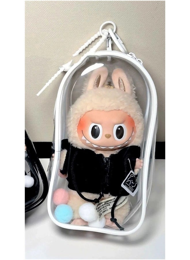 yongsheng Clear Bag Keychain For Plush Doll,Hanging Display Case,Protective Case,Plastic Storage Box (Clear Bag)（Excluding dolls）  - Image 5