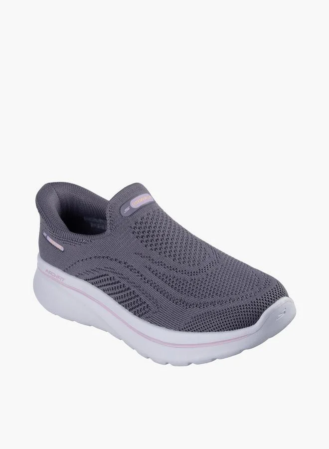 SKECHERS Women Go Walk Arch Fit N-Joy Slip-On Sports Shoes