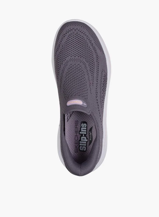 SKECHERS Women Go Walk Arch Fit N-Joy Slip-On Sports Shoes