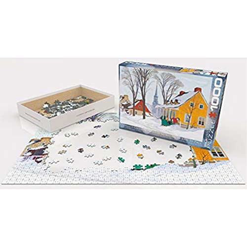 EuroGraphics Hiver Baie-Saint-Paul by Clarence Gagnon 1000-Piece Puzzle - Image 3
