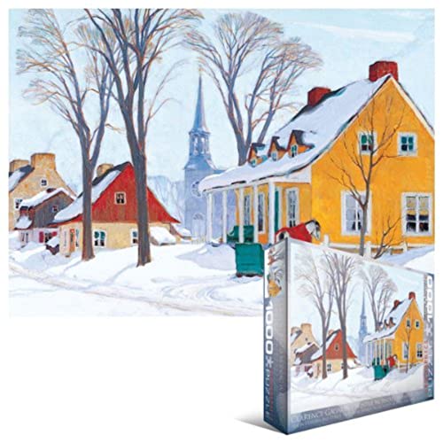 EuroGraphics Hiver Baie-Saint-Paul by Clarence Gagnon 1000-Piece Puzzle - Image 4