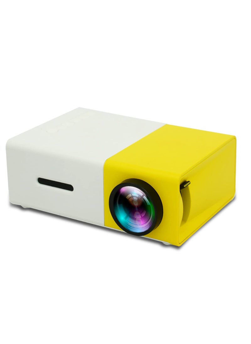 MAKS & CO. - Slim Pocket Projector - 1080P Mini Portable LCD Projector for Home Cinema & Outdoor Use | LED Portable Projector with HDMI, USB, SD, Built-in Speaker - Image 1