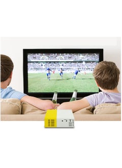 MAKS & CO. Slim Pocket Projector - 1080P Mini Portable LCD Projector for Home Cinema & Outdoor Use | LED Portable Projector with HDMI, USB, SD, Built-in Speaker  - Image 2