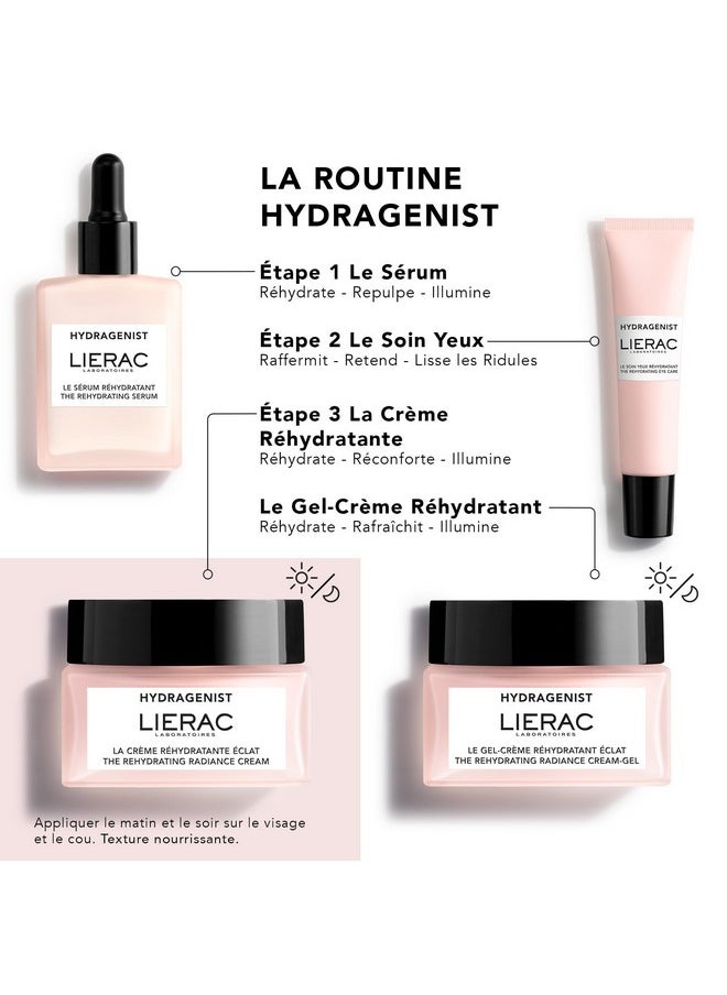Lierac Hydragenist Rehydrating Radiance Cream Refill Natural Hydrating Face Moisturizer For Women With Hyaluronic Acid & Rehydrating Ferment Recomended For All Types Of Skin 50 Ml  - Image 4