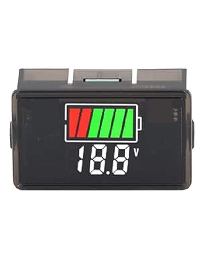 Digital Battery Monitor DC 8 100V Power Off Memory For Ternary Iron Lithium Boat White Backlight - Image 1
