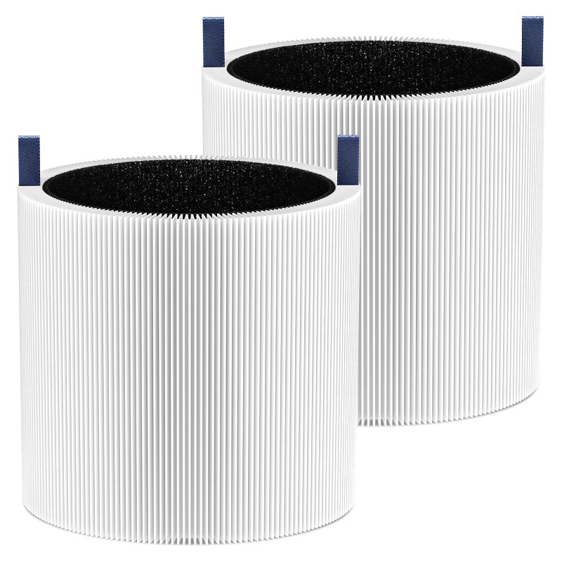 isinlive 2 Pack Mini Max Replacement Filter Compatible with Blueair Blue Pure Mini Max Air Purifiers, HEPA & Activated Carbon Blue Pure FMINI Filter Fits for Blue Pure Mini Max - Image 1