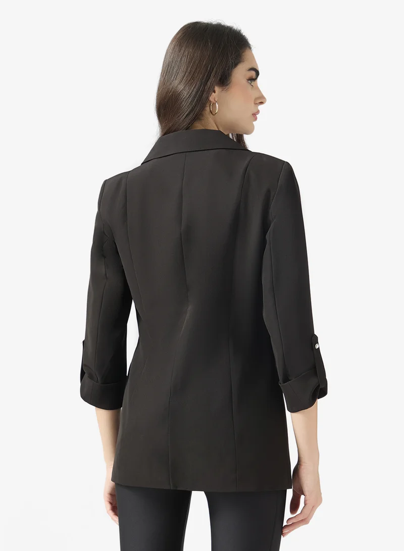 Only Casual 3/4 Single Breasted Blazer