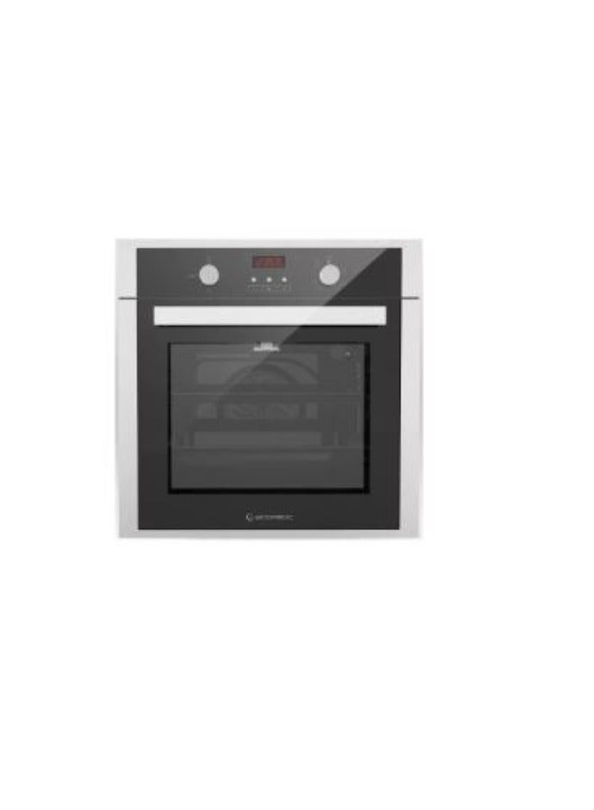 Gas Built-In Oven With Gas Grill 60 cm, Black Silver - G6434TDX