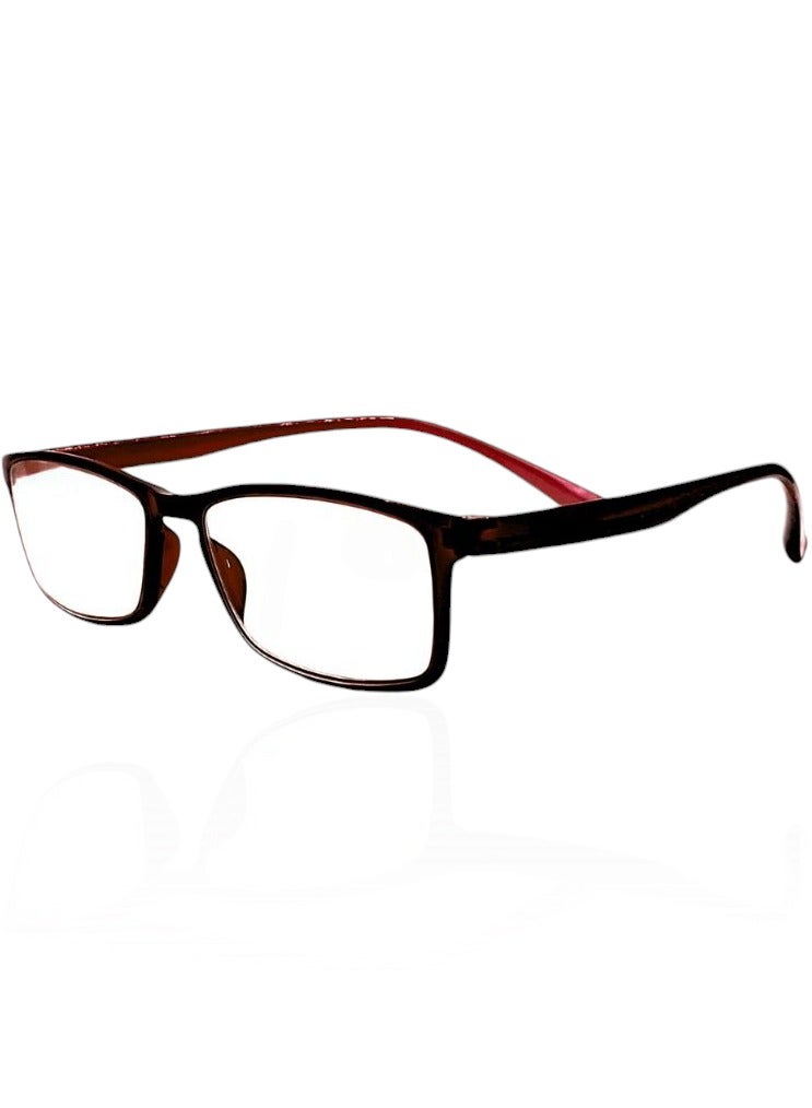 Desire Desire Anti-Blue Light Reading Glasses - Shiny Brown  - Image 1