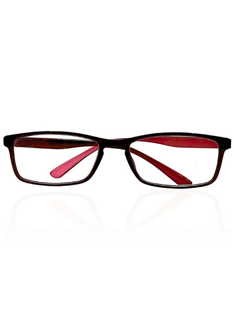 Desire Desire Anti-Blue Light Reading Glasses - Shiny Brown  - Image 2