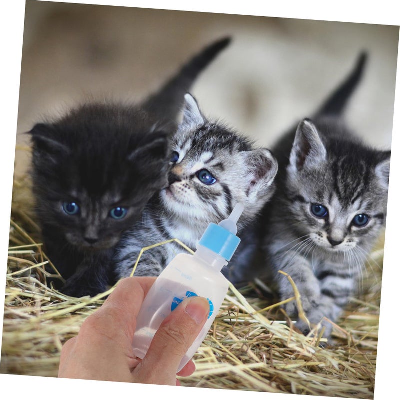 2 Piece Small Pet Nursing Bottle Set with Suction Cups for Puppies and Kittens - Image 5