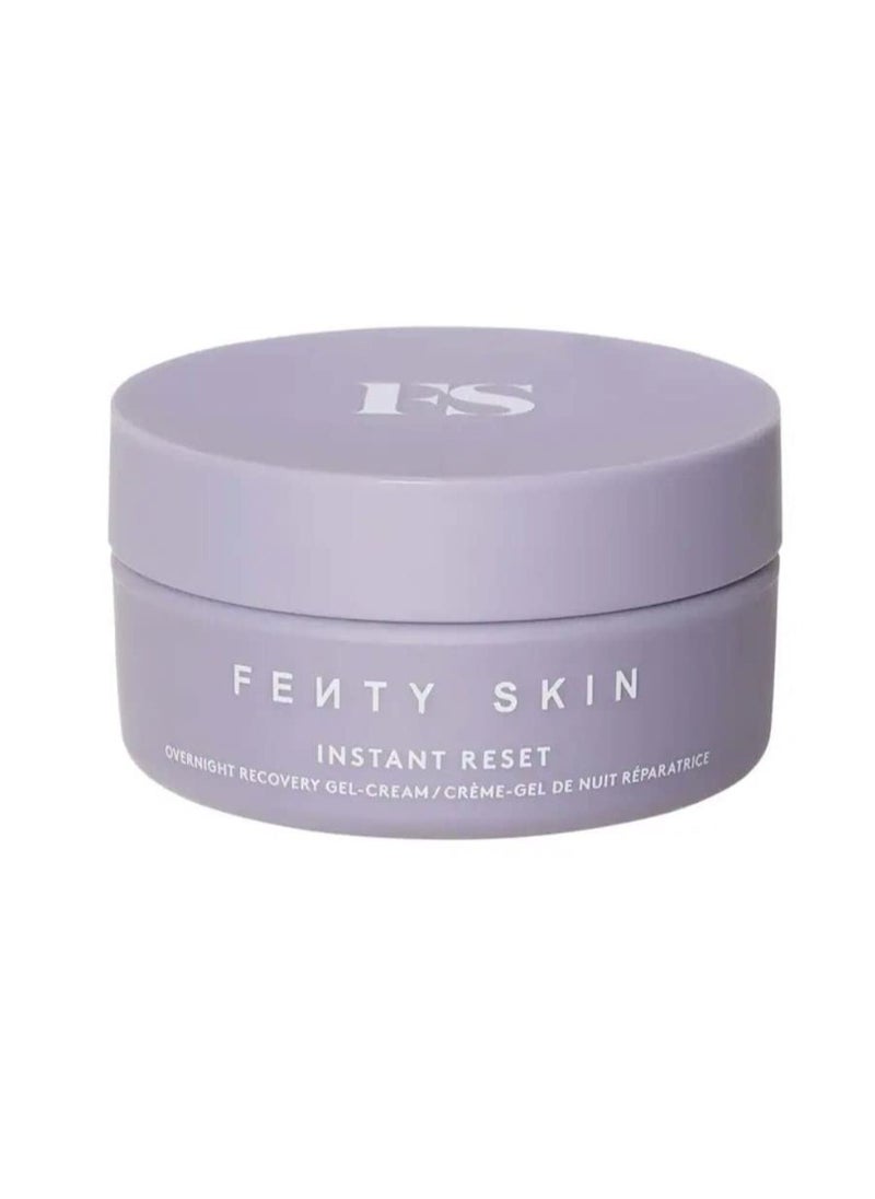 FENTY BEAUTY Fenty Skin Instant Reset Overnight Recovery Gel-Cream With Niacinamide + KalahariMelon Oil Travel Size 1 Oz 