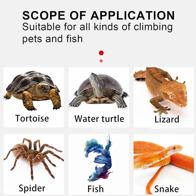 Pilipane وسادة تسخين الزواحف 11X7 بوصة 9 واط تحت خزانة التيراريوم وسادة تسخين USB قماش ألياف درجة حرارة ثابتة 45 للسلحفاة والسحلية والضفدع والثعبان والزواحف وغيرها من الحيوانات الصغيرة - Image 3