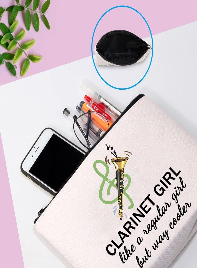 GJTIM Clarinetist Gift - Clarinet Player & Lover Zipper Pouch Makeup Bag - Image 4
