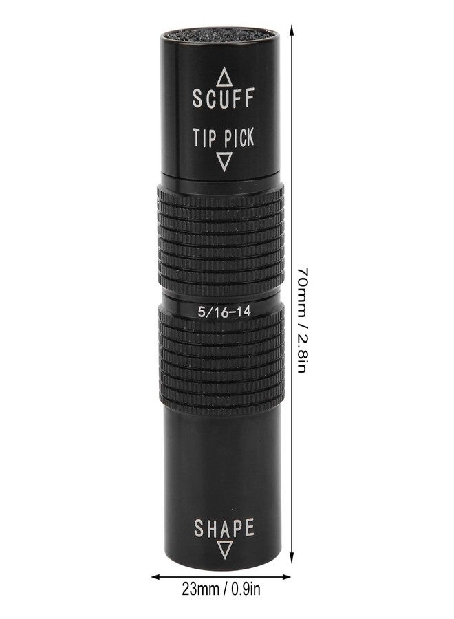 shenruifa Aluminum All-in-1 Pool Cue Tip Repair Kit with Scuffer & Tapper - 5/16 Joint Accessories - Image 2